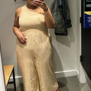 American Eagle yellow jumpsuit Size XL